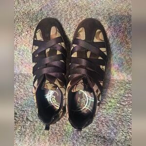 Coach Harmonie Brown Tennis Shoes